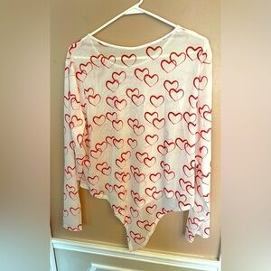 Heart 4 XL bodysuit NWOT